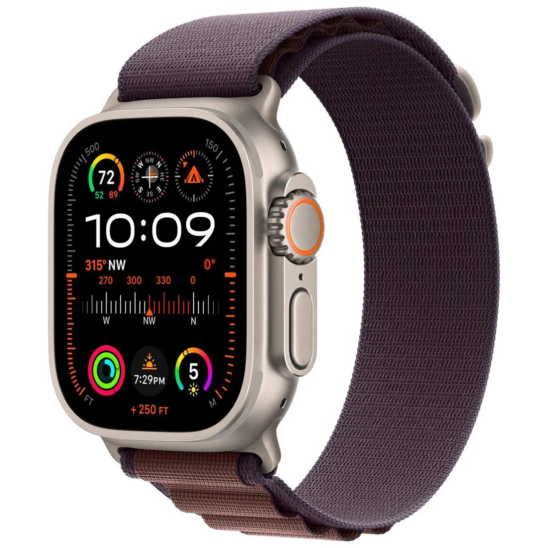 Apple Watch Ultra 2 49mm Titanium Alpine Loop Indigo / Фиолетовый