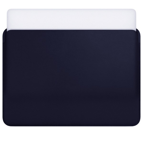Чехол конверт из кожи Leather Sleeve для Macbook 13