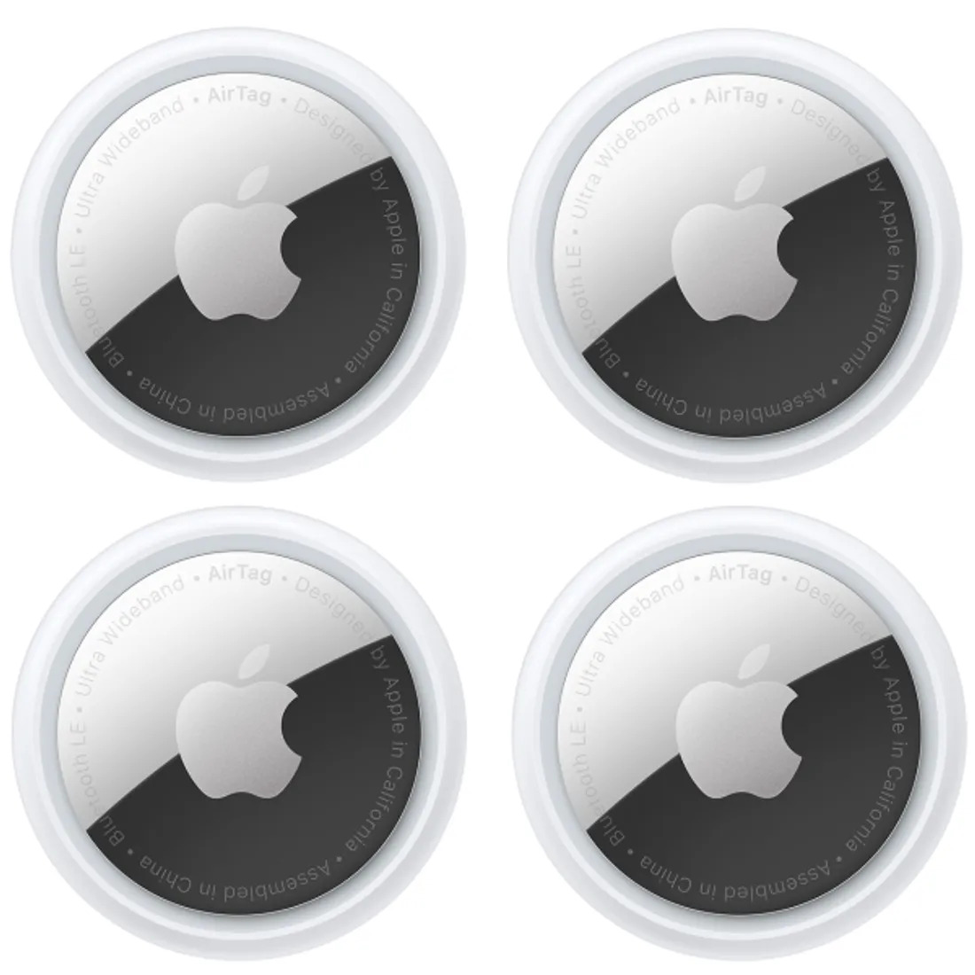 Беспроводная метка Apple AirTag (комплект — 4 штуки)