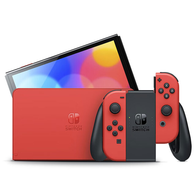 Игровая приставка Nintendo Switch OLED (Mario Red)