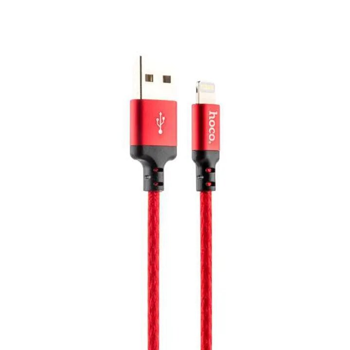 Кабель Hoco X14 Times speed USB Lightning (1 м) Красный
