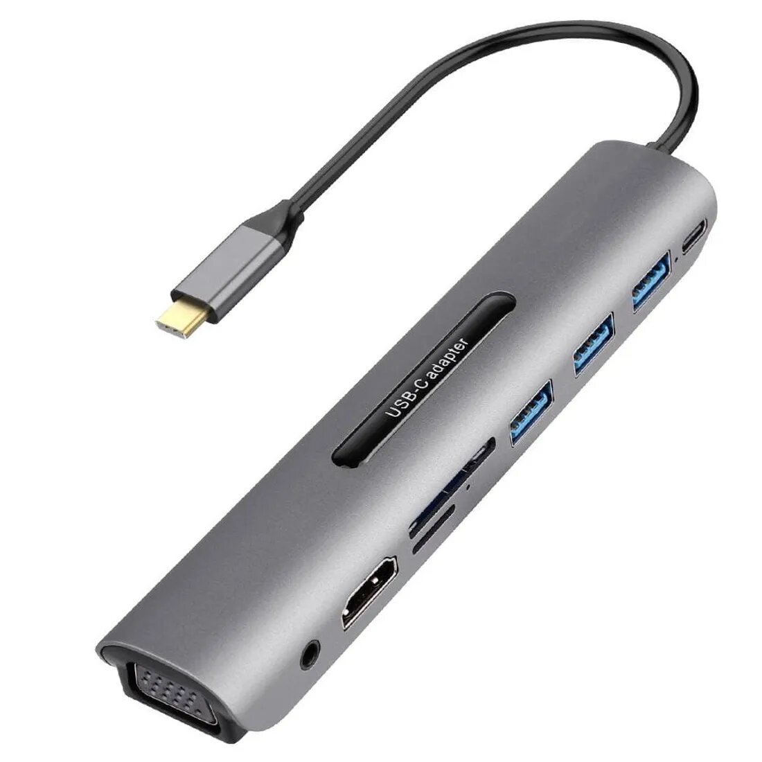 Мультипорт iNeez Type-C to USB / HDMI / CR / PD / AUDIO / LAN