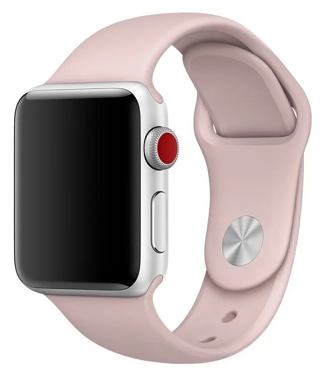 Ремешок Gurdini Спортивный для Apple Watch 42 / 44 mm Розовый